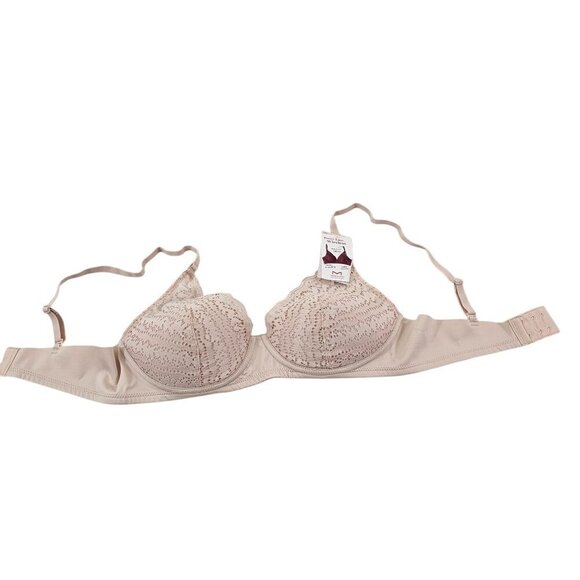 Maidenform Comfort Crush Pretty Lace Wireless Pink Bra – Small/Medium NWT - Picture 15 of 16